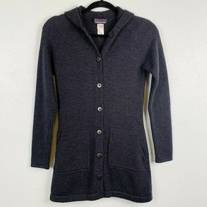 Patagonia 100% merino thick hoody sweater XS/S